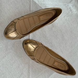 Me Too Marcie Rose Gold flats